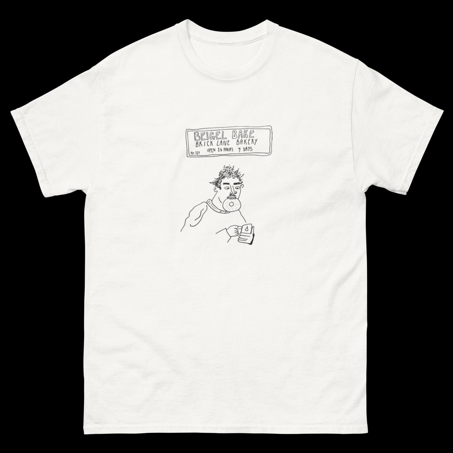 Beigel Bake London Shoreditch Illustrated T-shirt